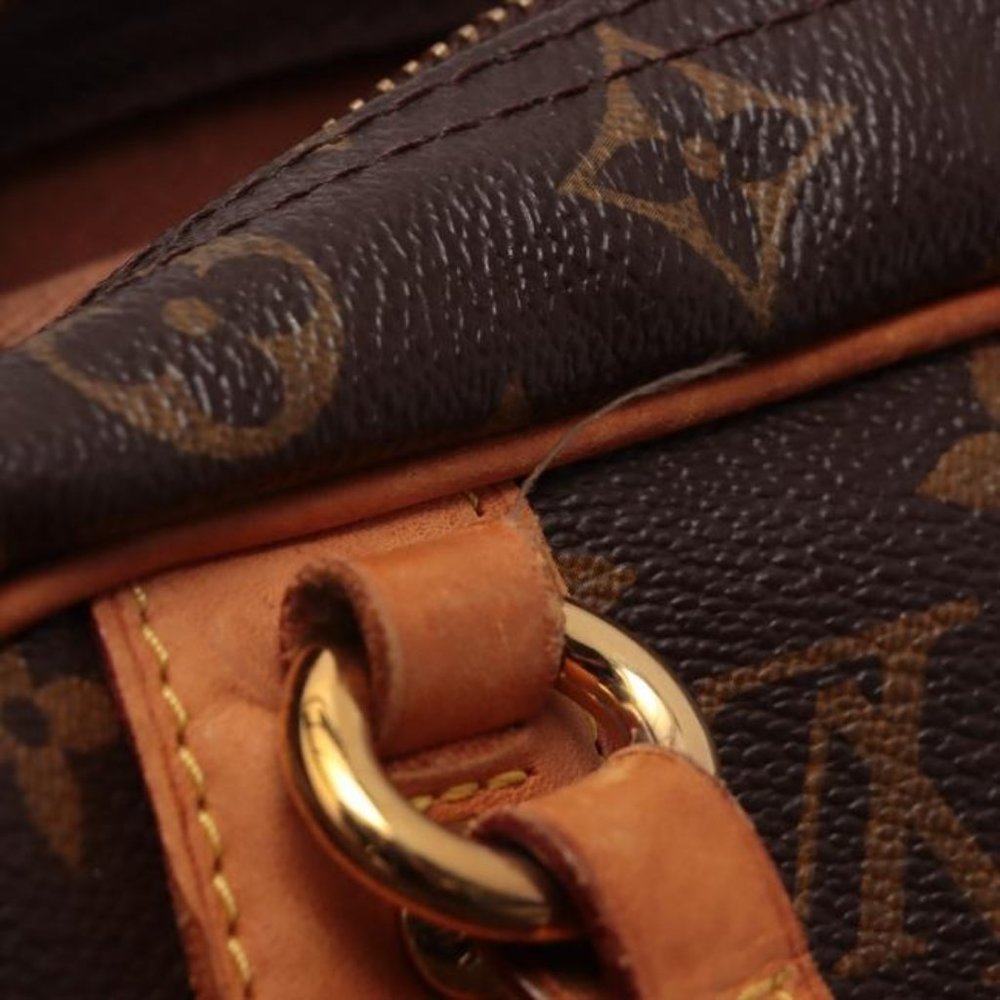 Louis Vuitton Montorgueil PM Brown Monogram Canvas Shoulder Bag - Picture 9 of 12